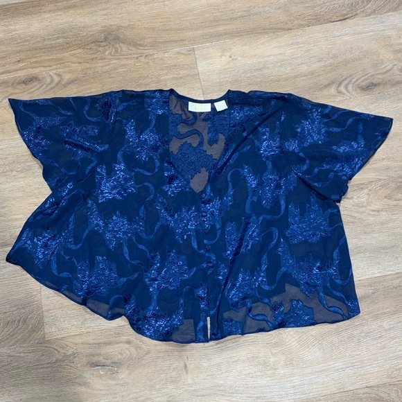 Victoria’s Secret Gold Label Burnout Top - Picture 4 of 7